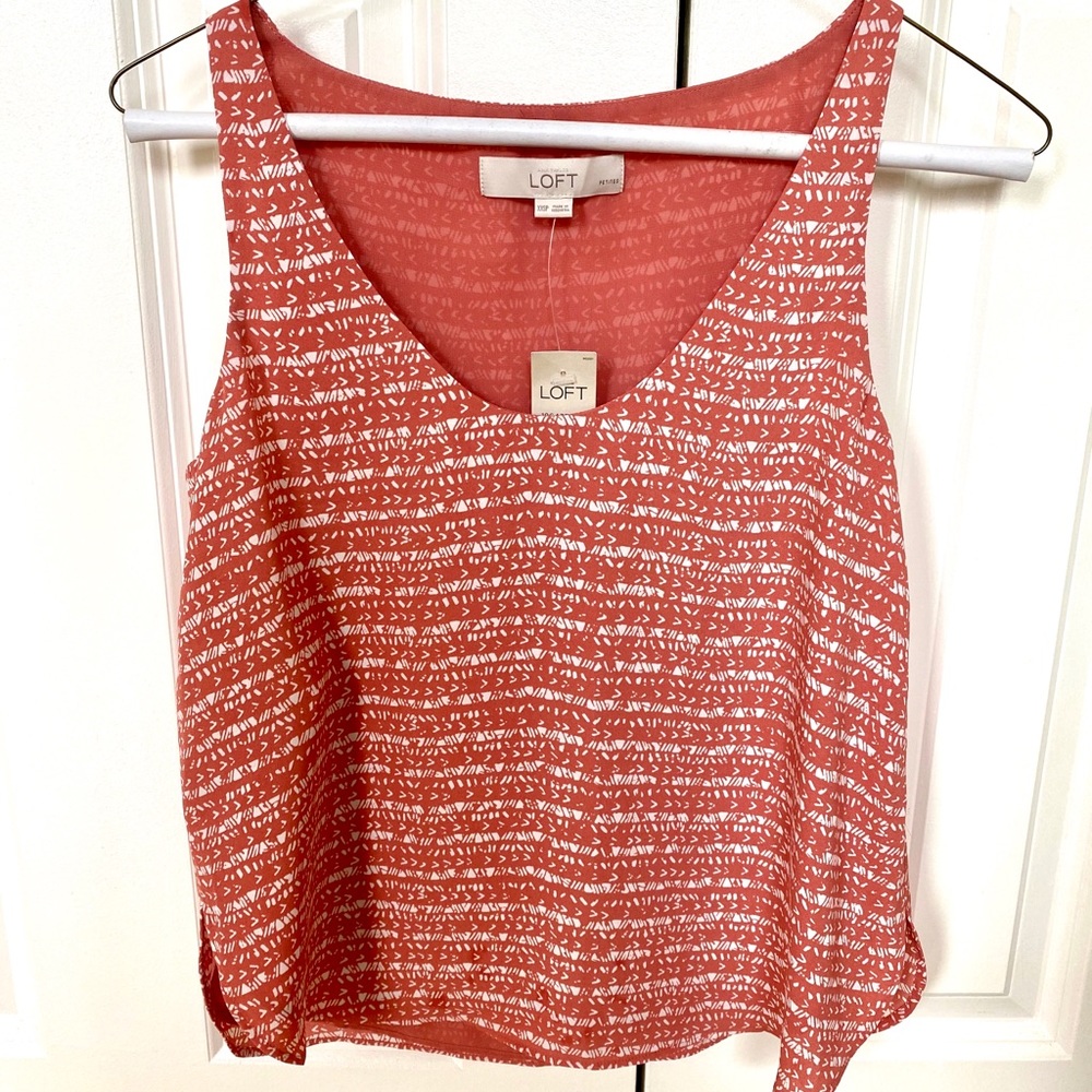 Loft Sleeveless Shell Top NWT